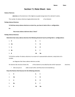 Note Sheet