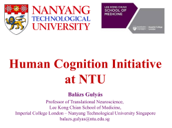 Human Cognition Initiative at NTU