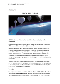 elisava goes to space - ISABELYLUIS Comunicaci&oacute;n