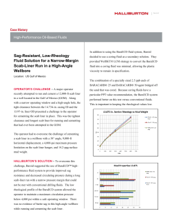 Sag-Resistant, Low-Rheology Fluid Solution for a
