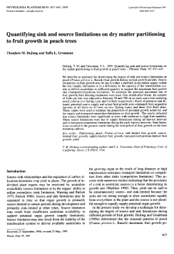 Quantifying sink and source limitations on dry matter partitioning to