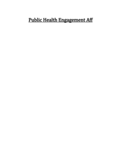 Public Health Engagement Aff