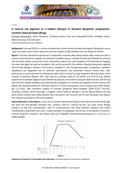 PD61 A natural red pigment as a hidden allergen in delayed