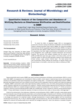 Quantitative Analysis of the Composition and Abundance ofNitrifying