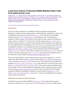 Growing Liver Organoids from Ductal Cells