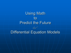 power point presentation on differential equations