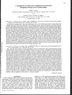 A comparison of carbon source utilization for