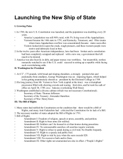 Ch. 10 - Launching the new Ship of State