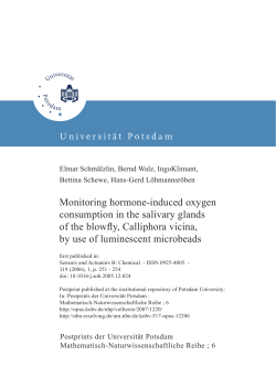 Monitoring hormone-induced oxygen consumption in
