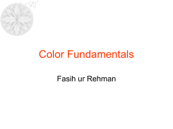 Color Fundamentals