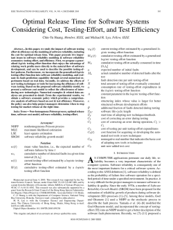Optimal Release Time for Software Systems Considering Cost