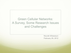 Green Cellular Networks: A Survey, Some Research