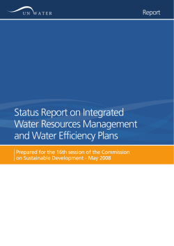 UN-Water | Coordinating the UN`s work on water and sanitation