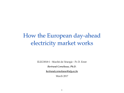 How the European day-ahead electricity market works