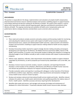 Economist - BC Public Service