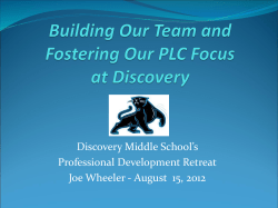 Activity #1: Getting to Know One Another—Commonality