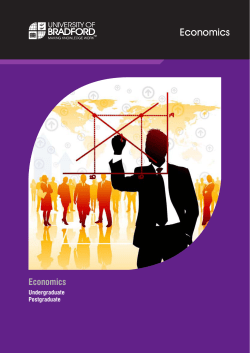 Economics - University of Bradford