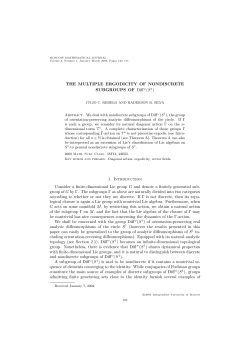 THE MULTIPLE ERGODICITY OF NONDISCRETE SUBGROUPS