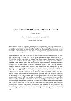 MOTIVATED AVERSION - The University of Sheffield