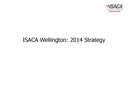 ISACA Wellington: 2013