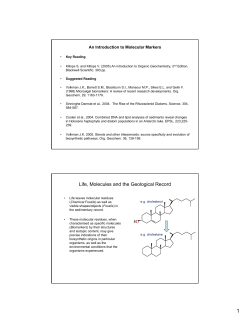 Introduction to molecular markers