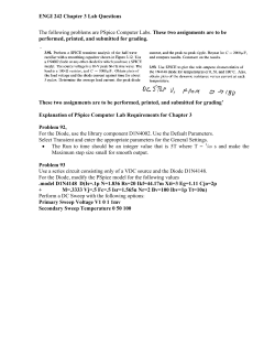 ENGI 242 Chapter 3 Lab Questions The following problems are