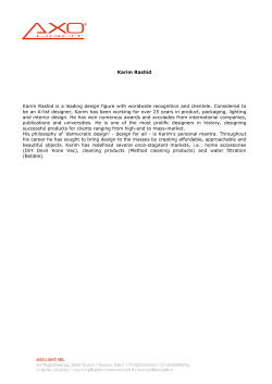 Karim Rashid Karim Rashid is a leading design figure