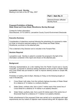 Consultations - Lancashire County Council