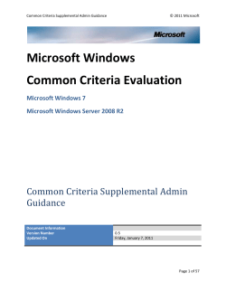 Microsoft Windows Server 2008 R2
