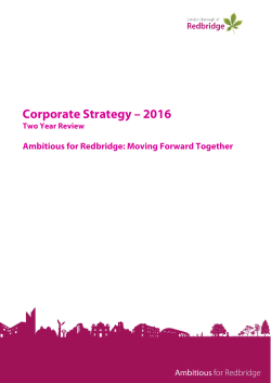 the 2 year review of the Corporate Strategy