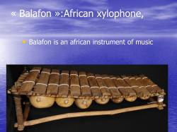 Balafon &raquo;:African xylophone