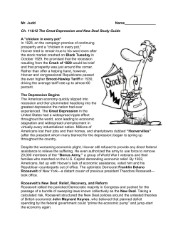New Deal - Streetsboro City Schools