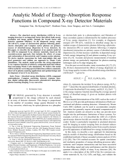 Analytic Model of Energy-Absorption Response Functions in