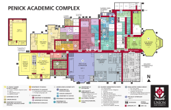 Penick Academic Complex map