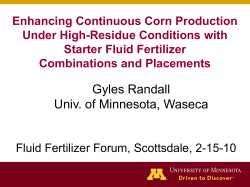 npks starter fertilizers for corn on high p-testing soils