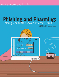 Phishing and Pharming: Helping Consumers Avoid