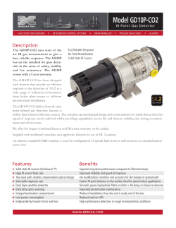 GD10P-CO2 IR Carbon Dioxide PDS