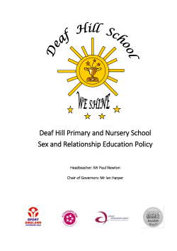 The teaching programme for Sex and