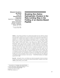 Breaking non-native hydrophobic clusters is the rate