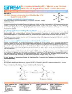 Chloride as an Electron Mediator for Rapid Whole Blood Glucose