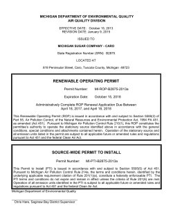 B2875 Final 01-09-15 - Department of Environmental Quality