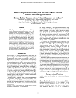 Adaptive Importance Sampling with Automatic Model Selection in