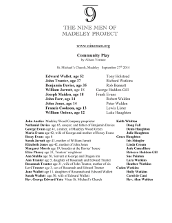 John Jones, age 14 - The Nine Men of Madeley Project