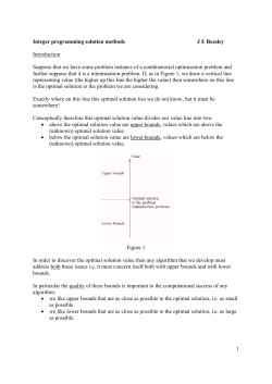 Lagrangean relaxation