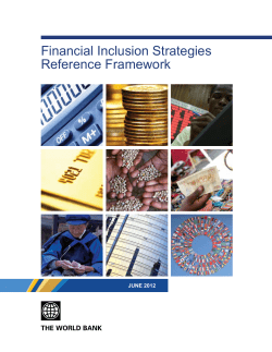Financial Inclusion Strategies Reference Framework