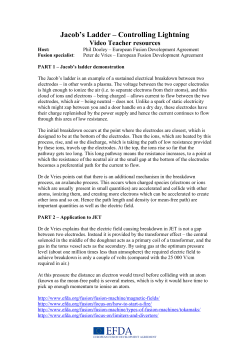 Jacob`s Ladder &ndash; Controlling Lightning