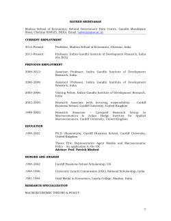 Naveen K - Madras School Of Economics