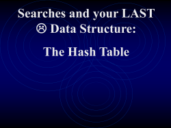 Hash Function - Solon City Schools