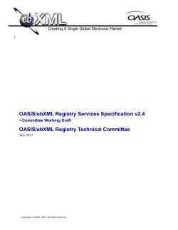 2 OASIS/ebXML Registry Technical Committee