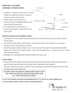 ASSEMBLY INSTRUCTIONS